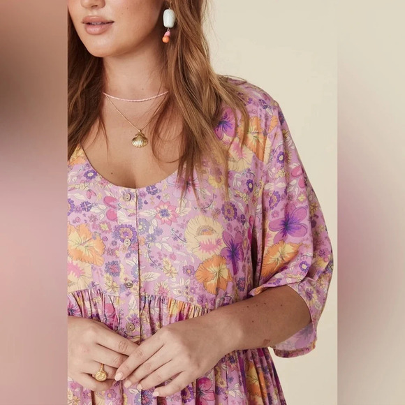 Spell Hibiscus Lane Mini Dress - Picture 6 of 12